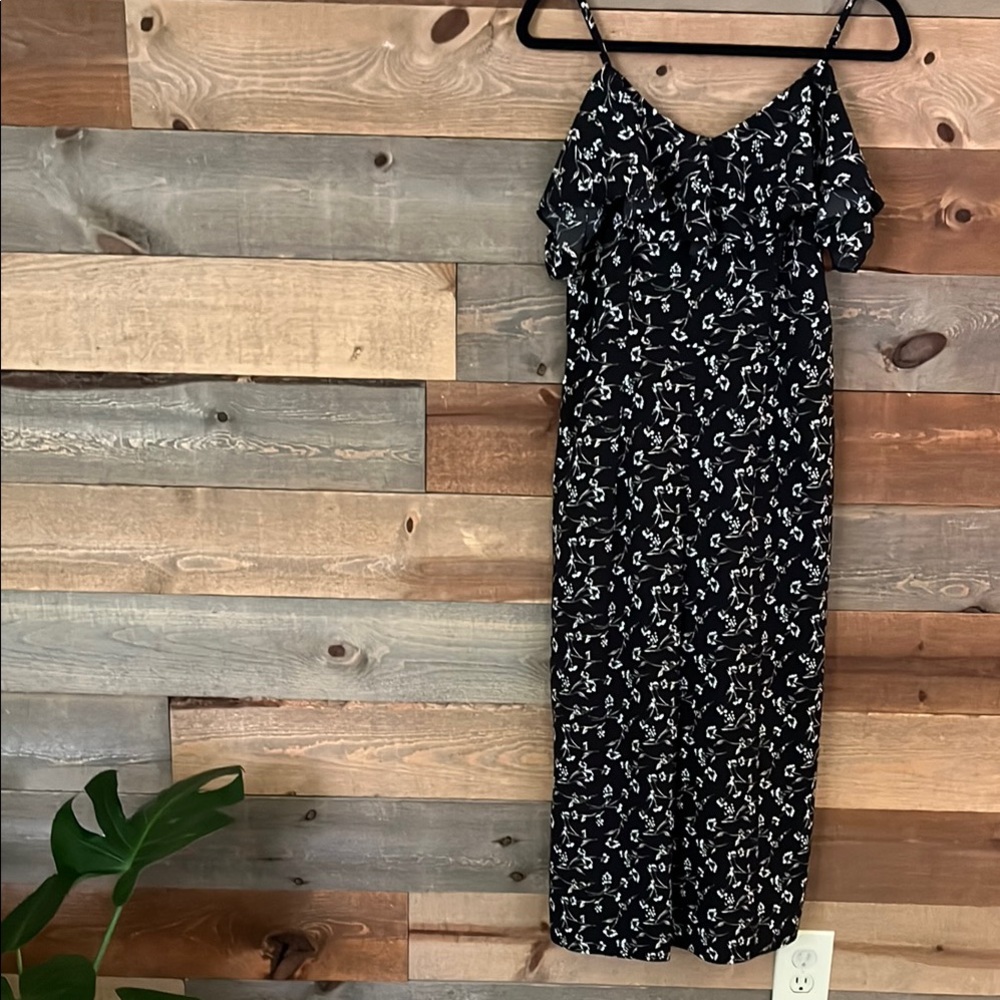 Xhilaration Black and White Jumpsuit